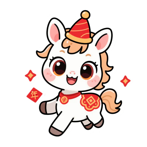 【PNG素材网-png.mixinnet.cn】马年