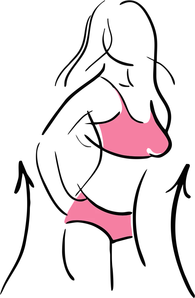 【PNG素材网-png.mixinnet.cn】女性人体线条