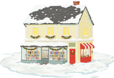 【PNG素材网-png.mixinnet.cn】圣诞小镇