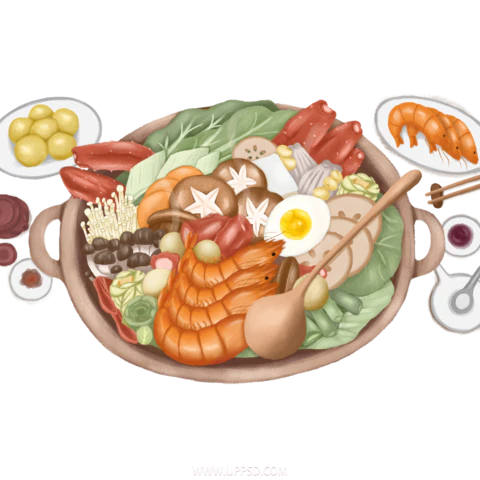 【PNG素材网-png.mixinnet.cn】火锅