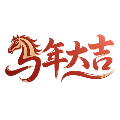 【遵图网-zunyi114.com】【南门网dcpsd.com】2026 马年 字体设计 马