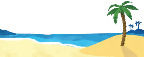 【PNG素材网-png.mixinnet.cn】海滩风景素材