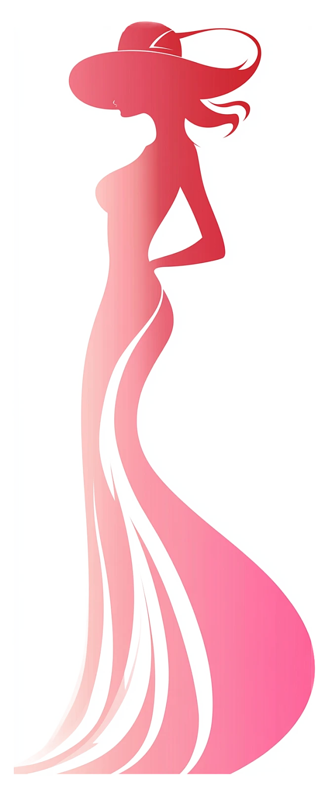 【PNG素材网-png.mixinnet.cn】38妇女节美女剪影