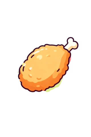 【PNG素材网-png.mixinnet.cn】炸鸡