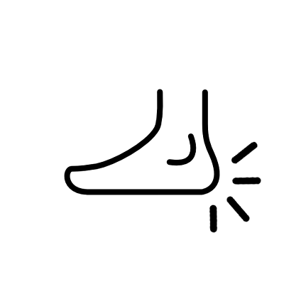 【PNG素材网-png.mixinnet.cn】脚 图标