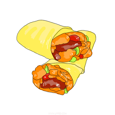 【PNG素材网-png.mixinnet.cn】卷饼