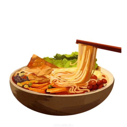 【PNG素材网-png.mixinnet.cn】面条