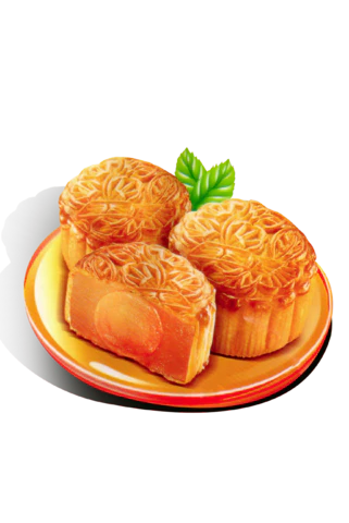 【PNG素材网-png.mixinnet.cn】中秋月饼