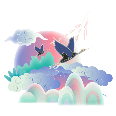 【PNG素材网-png.mixinnet.cn】清新山水意境