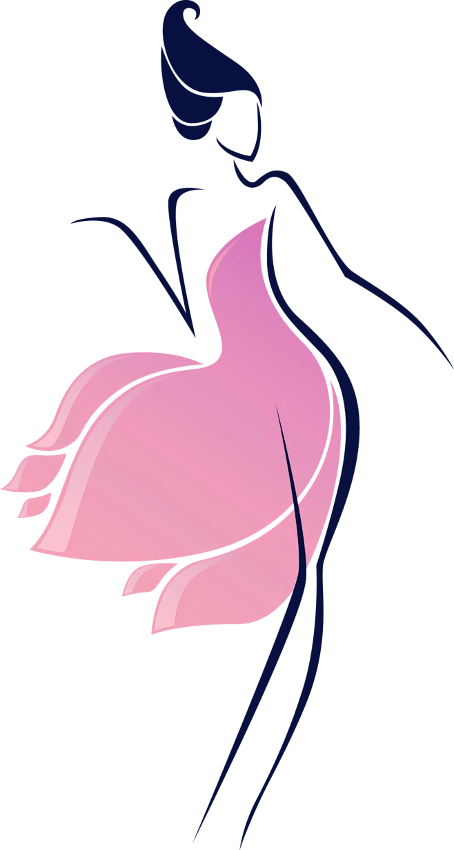 【PNG素材网-png.mixinnet.cn】女性线条