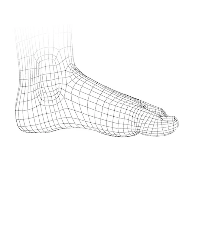 【PNG素材网-png.mixinnet.cn】脚型 (2)