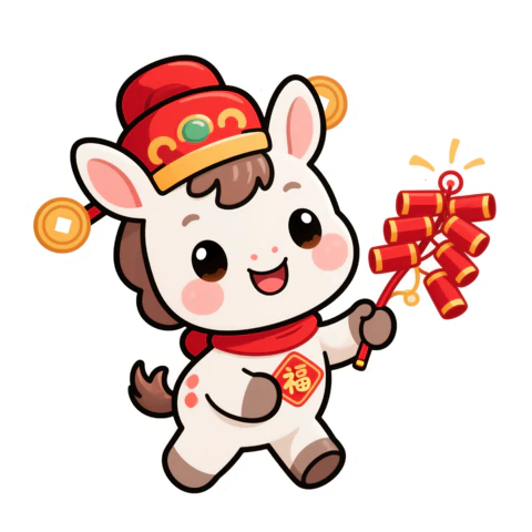 【PNG素材网-png.mixinnet.cn】马年