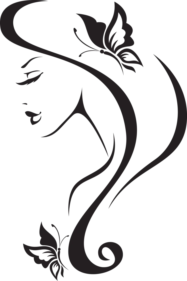 【PNG素材网-png.mixinnet.cn】剪影侧脸