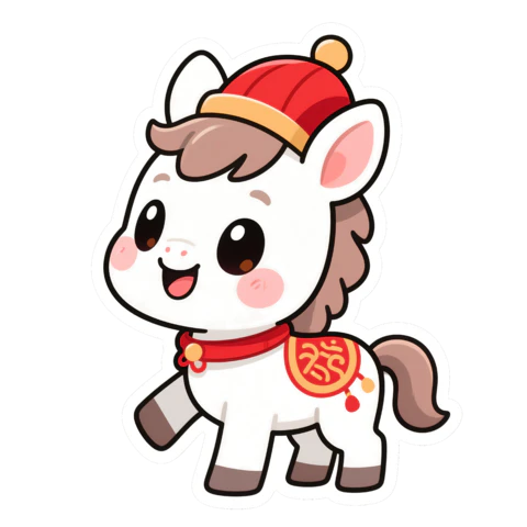 【PNG素材网-png.mixinnet.cn】马年