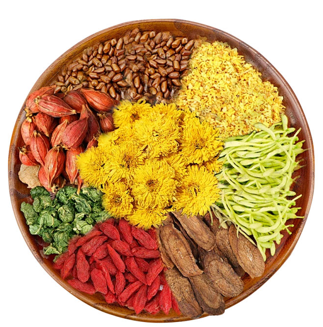 【PNG素材网-png.mixinnet.cn】菊花决明子盒装