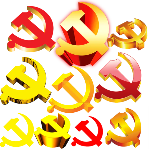 【PNG素材网-png.mixinnet.cn】中国共产党党徽标志