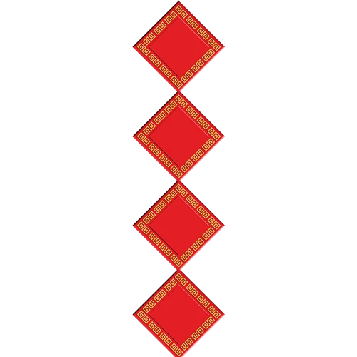 【PNG素材网-png.mixinnet.cn】对联春联菱形春联素材png【小素材】png素材贴纸/各种装饰