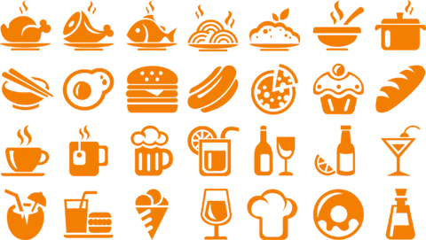 【PNG素材网-png.mixinnet.cn】一组矢食物图标