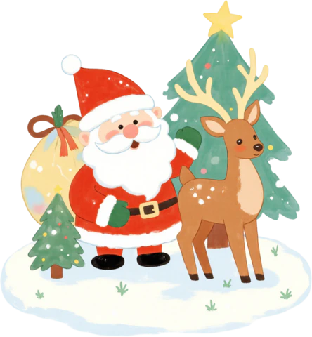 【PNG素材网-png.mixinnet.cn】圣诞小镇