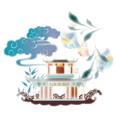 【PNG素材网-png.mixinnet.cn】清新山水意境