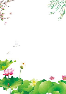 【PNG素材网-png.mixinnet.cn】夏天荷花