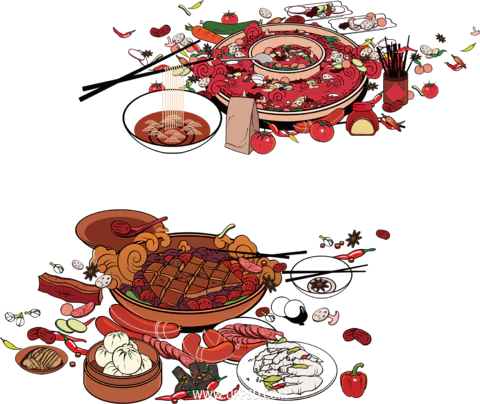 【PNG素材网-png.mixinnet.cn】火锅