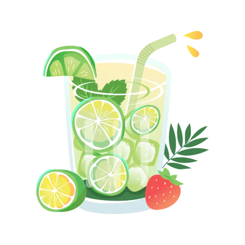 【PNG素材网-png.mixinnet.cn】草莓水果茶的实物