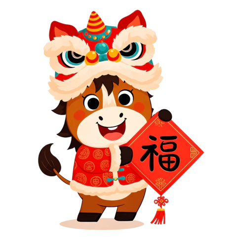 【PNG素材网-png.mixinnet.cn】马年