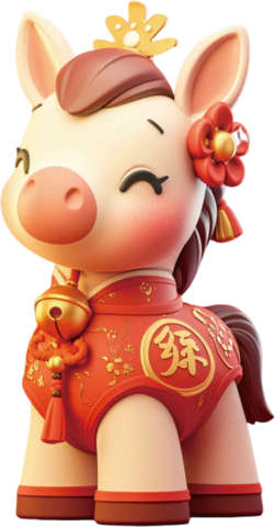 【PNG素材网-png.mixinnet.cn】马年