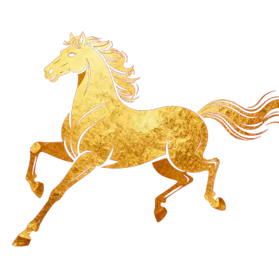 【PNG素材网-png.mixinnet.cn】2026年马年质感马元素 金马 (17)