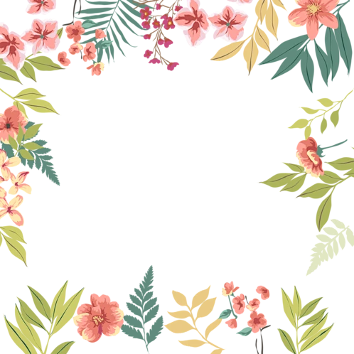 【PNG素材网-png.mixinnet.cn】插画花圈