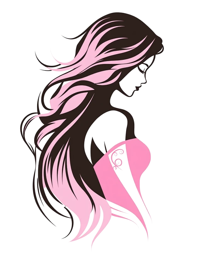 【PNG素材网-png.mixinnet.cn】卡通插画半身美女38妇女节元素