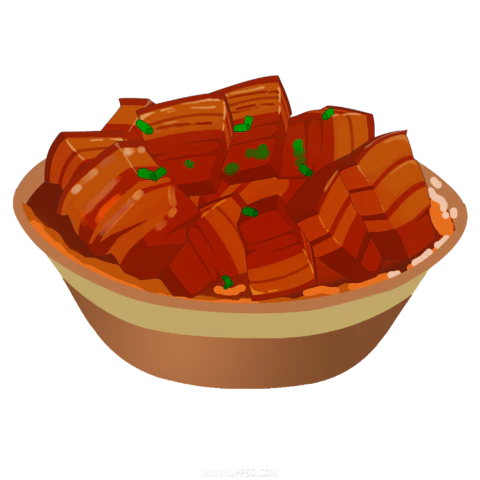 【PNG素材网-png.mixinnet.cn】红烧肉