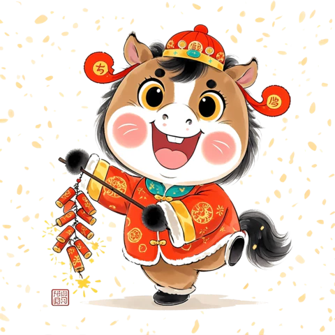 【PNG素材网-png.mixinnet.cn】马年