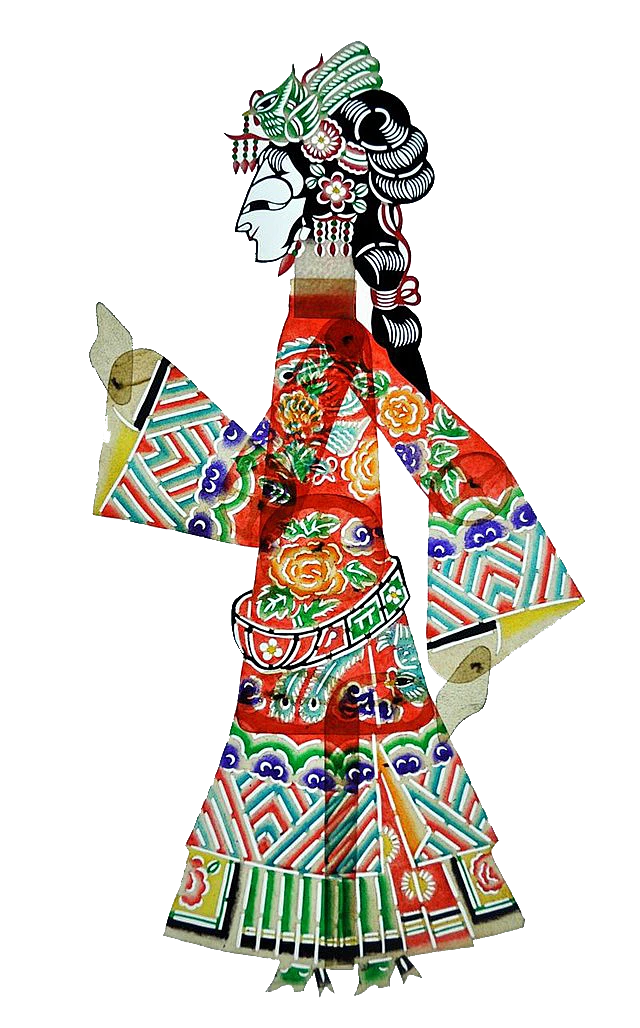 【觅图网-pic.51mitu.com】皮影戏剪纸人物服饰png