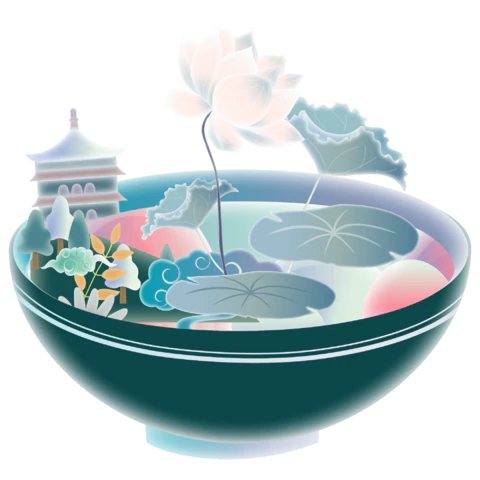 【PNG素材网-png.mixinnet.cn】清新山水意境