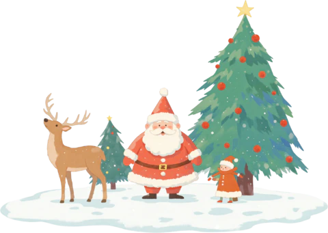 【PNG素材网-png.mixinnet.cn】圣诞小镇