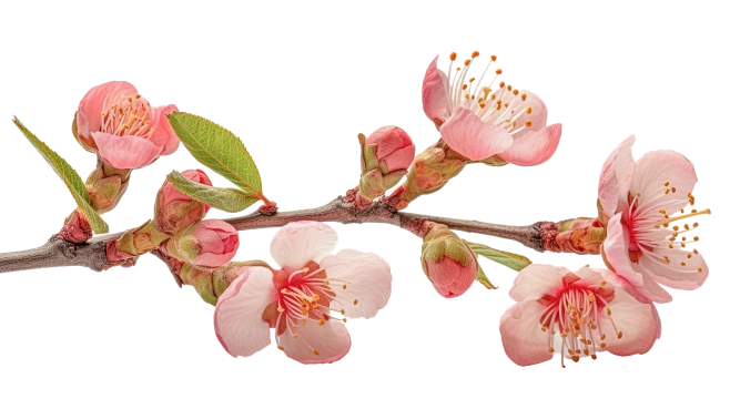【PNG素材网-png.mixinnet.cn】桃花4