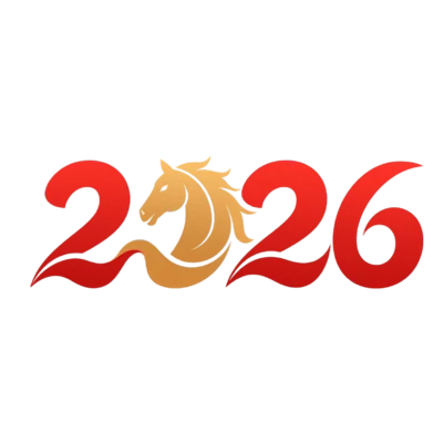 【PNG素材网-png.mixinnet.cn】2026 马年 字体设计 马2026