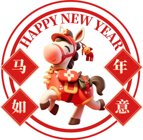 【PNG素材网-png.mixinnet.cn】马年如意