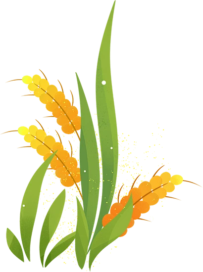 【觅图网-pic.51mitu.com】夏季节气小场景人物插画-小麦