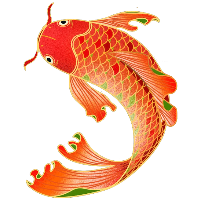 【PNG素材网-png.mixinnet.cn】鲤鱼
