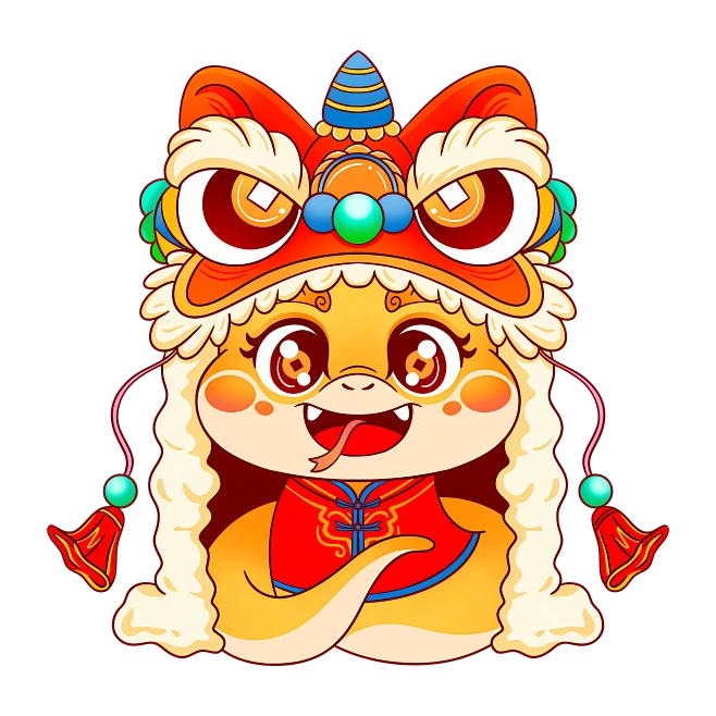 【PNG素材网-png.mixinnet.cn】蛇年春节
