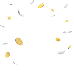 【PNG素材网-png.mixinnet.cn】漂浮的钱 金币元素素材