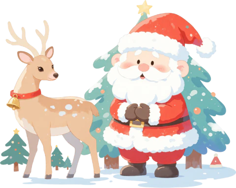 【PNG素材网-png.mixinnet.cn】圣诞小镇