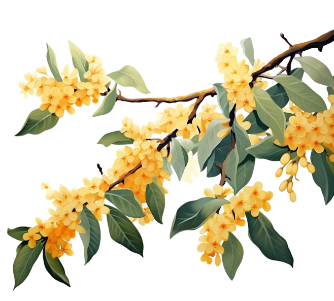 【PNG素材网-png.mixinnet.cn】桂花1