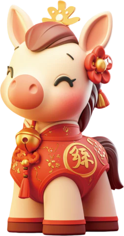 【PNG素材网-png.mixinnet.cn】马年