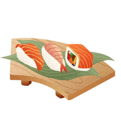 【PNG素材网-png.mixinnet.cn】寿司