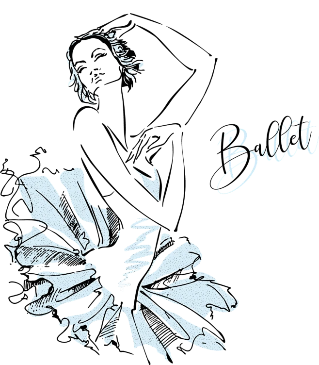 【PNG素材网-png.mixinnet.cn】国外芭蕾舞人物百合花卉免扣PNG图案印刷装饰元素 AI矢量设