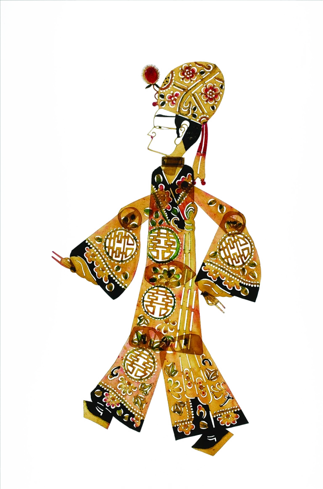 【PNG素材网-png.mixinnet.cn】中国风传统民间艺术国粹皮影纸人复古服饰人物PNG免抠设计PS